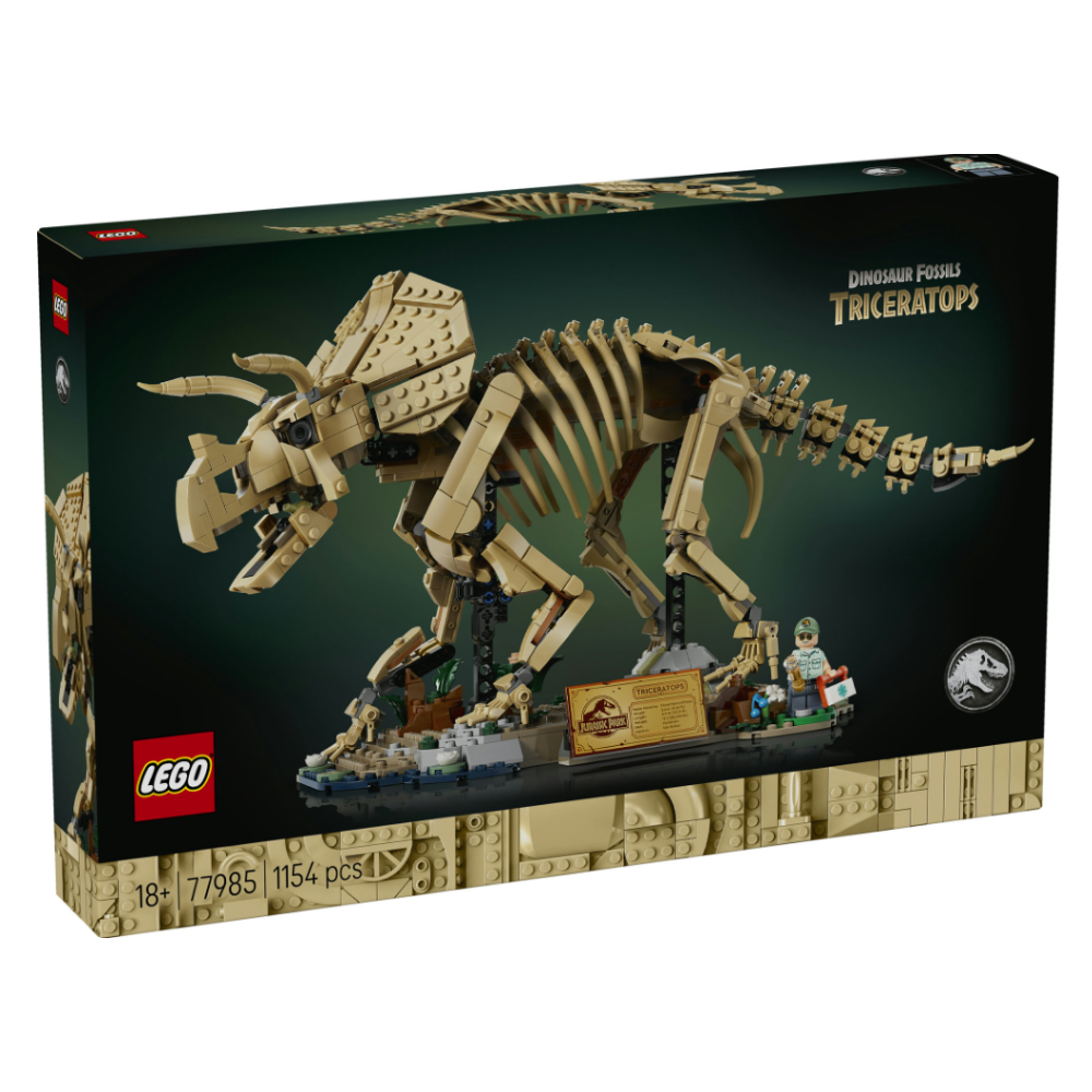 LEGO JURASSIC WORLD - Fossili di dinosauri: Triceratops 77985 