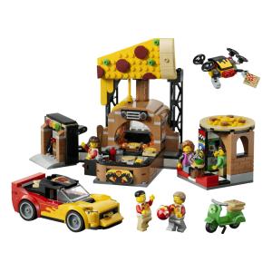 LEGO CITY - Centro di consegna pizze con veicoli 60496