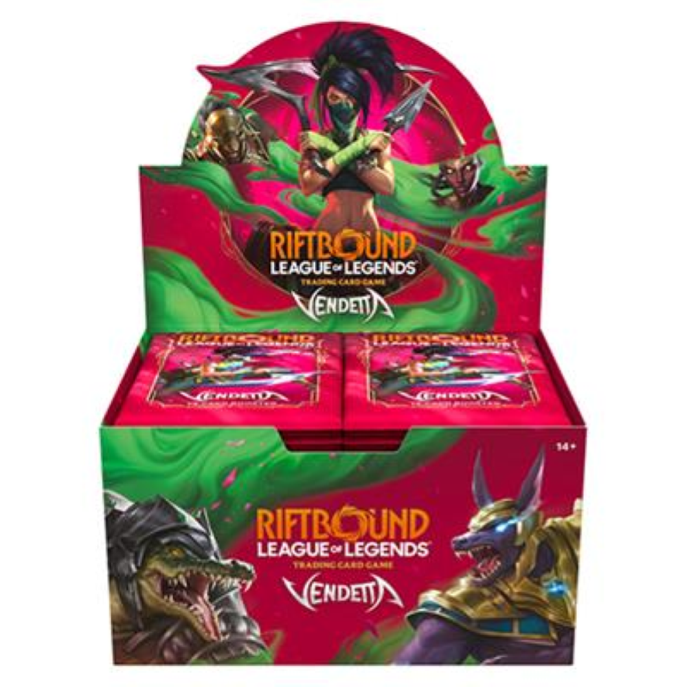 PREORDINE RIFTBOUND - LEAGUE OF LEGENDS - BOOSTER DISPLAY - VENDETTA (24 BUSTE) - ENG 31/07/2026 (SCAD.07/06/2026)