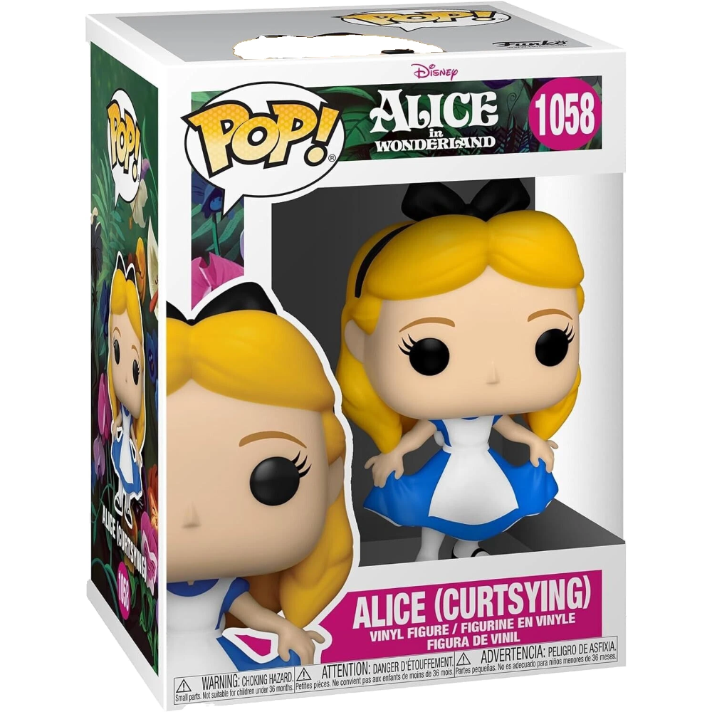 FUNKO POP DISNEY:ALICE WONDERLAND 70TH - VINYL FIGURE 1058 Alice Curtsying 9CM 