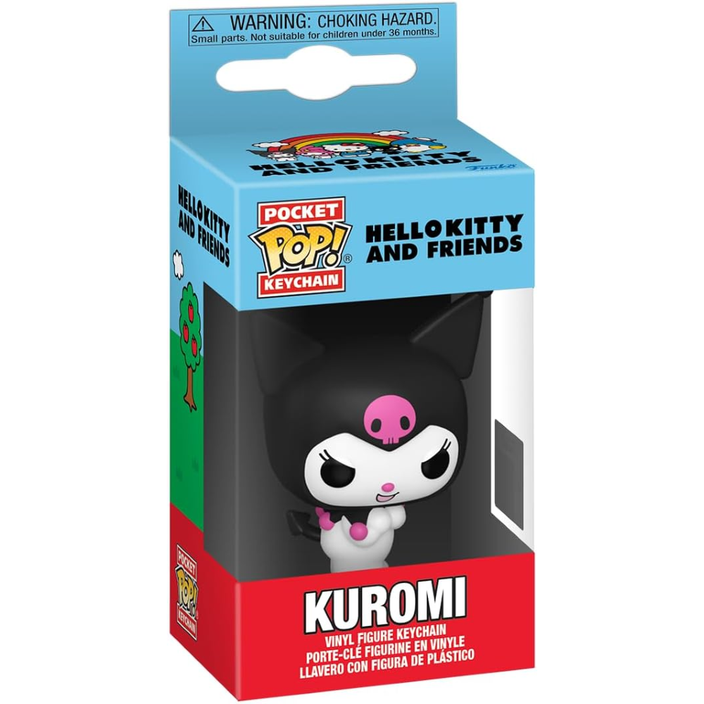 FUNKO POP KEYCHAIN HELLO KITTY - VINYL FIGURE KUROMI 4CM