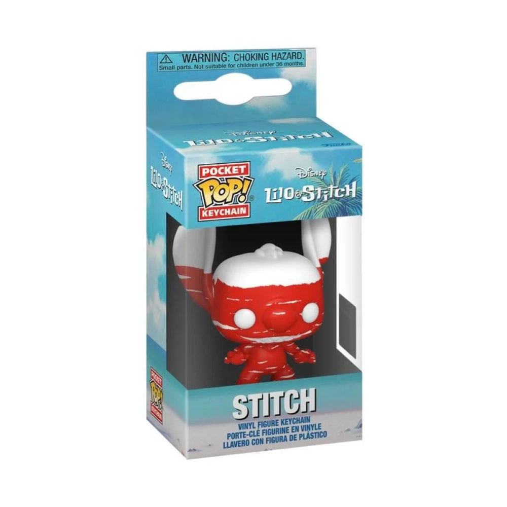 FUNKO POP KEYCHAIN LILO AND STITCH - VINYL FIGURE STITCH BADNESS LEVEL 4CM 91906