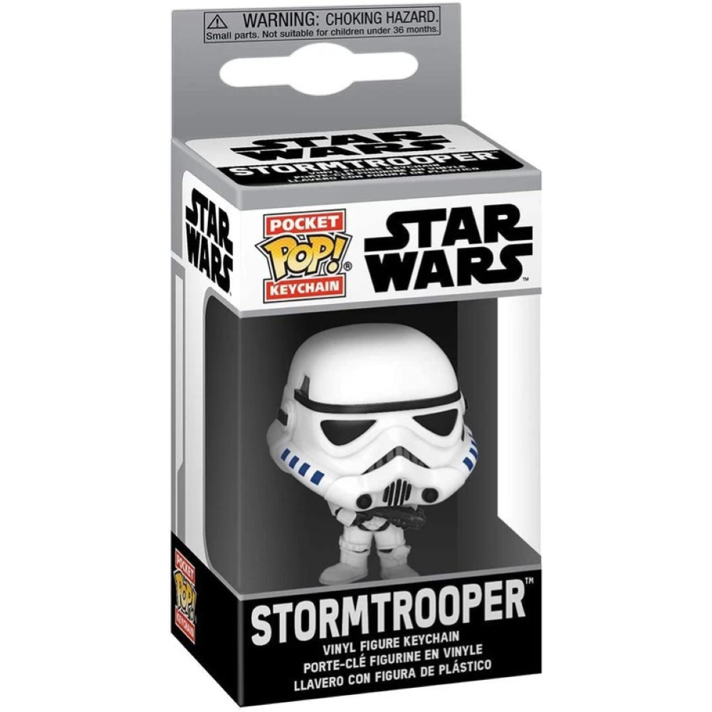 FUNKO POP KEYCHAIN STAR WARS - VINYL FIGURE STORMTROOPER 4CM 53052