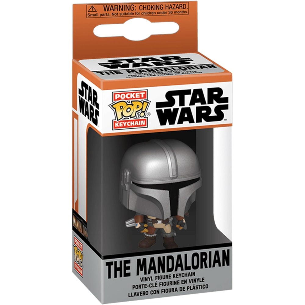 FUNKO POP KEYCHAIN STAR WARS THE MANDALORIAN - VINYL FIGURE MANDALORIAN 4CM
