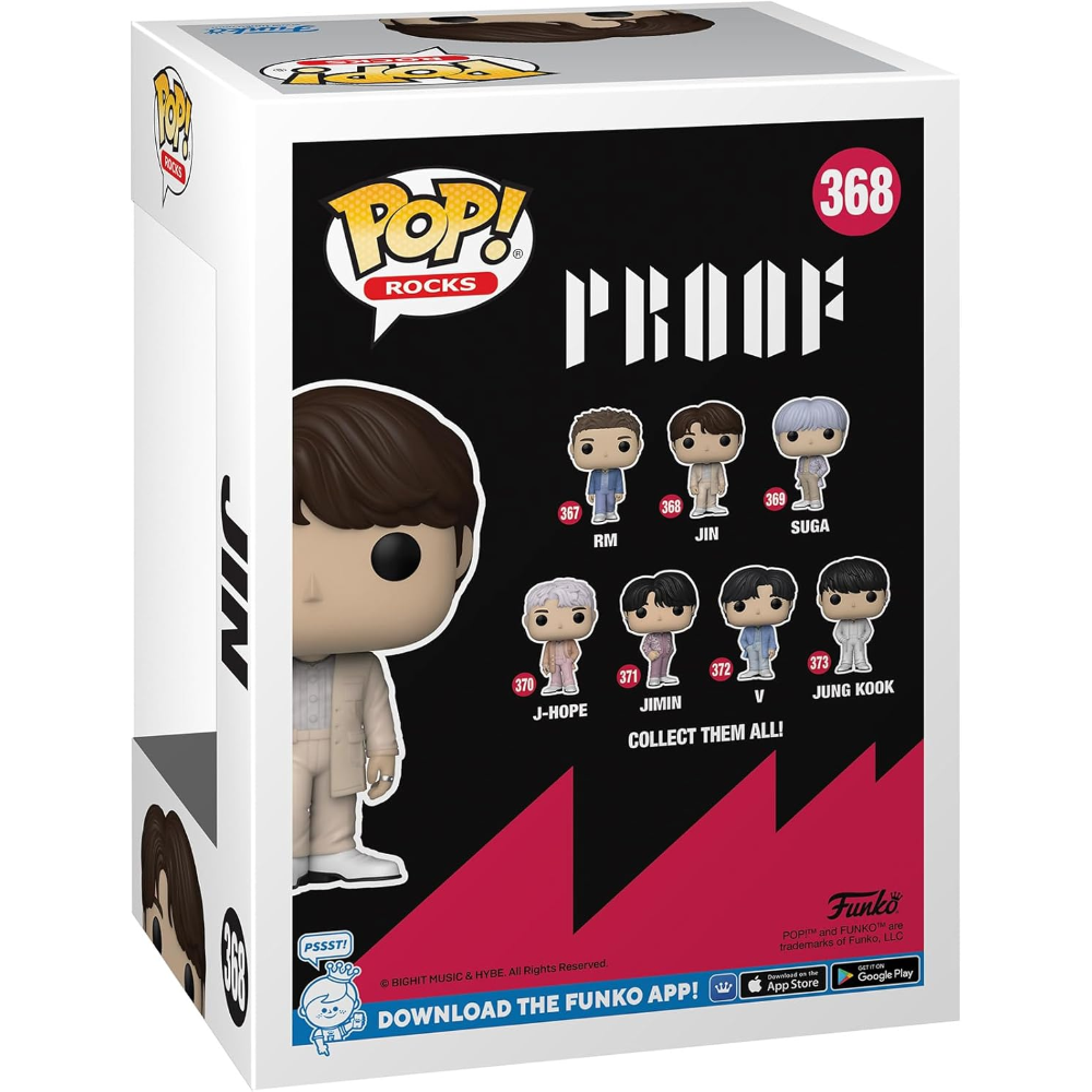 FUNKO POP BTS:PROOF - VINYL FIGURE 368 JIN 9CM 