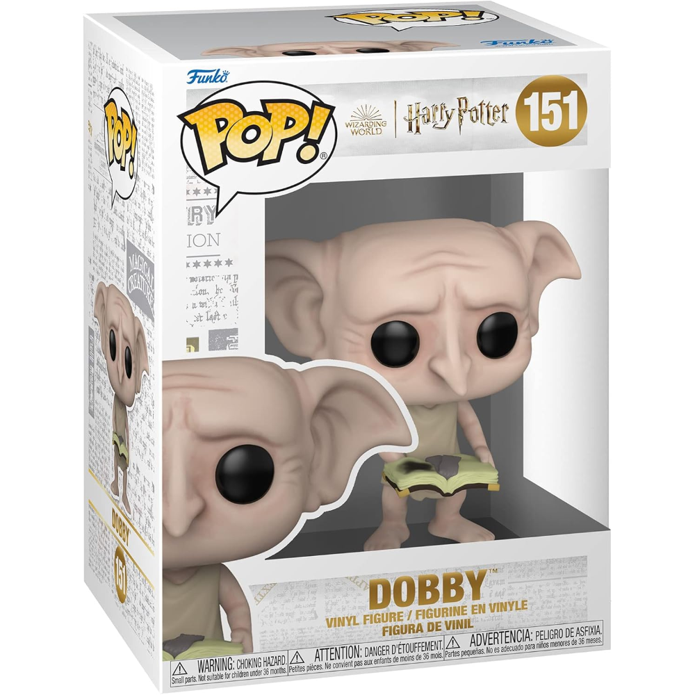 FUNKO POP HARRY POTTER CHAMBER OF SECRETS 20TH - VINYL FIGURE 151 DOBBY 9CM - 65650