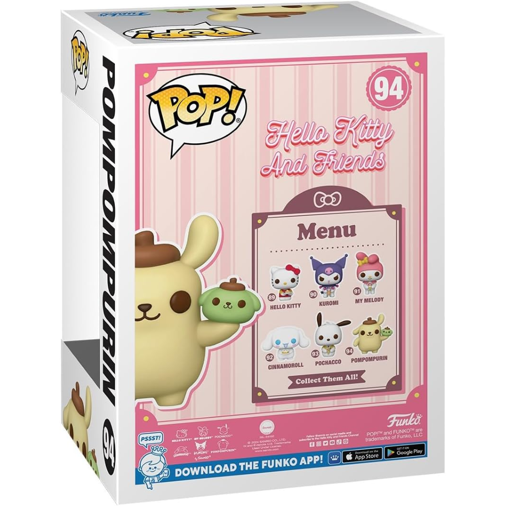 FUNKO POP SANRIO:HELLO KITTY - VINYL FIGURE 94 POPMPOPURIN 9CM 