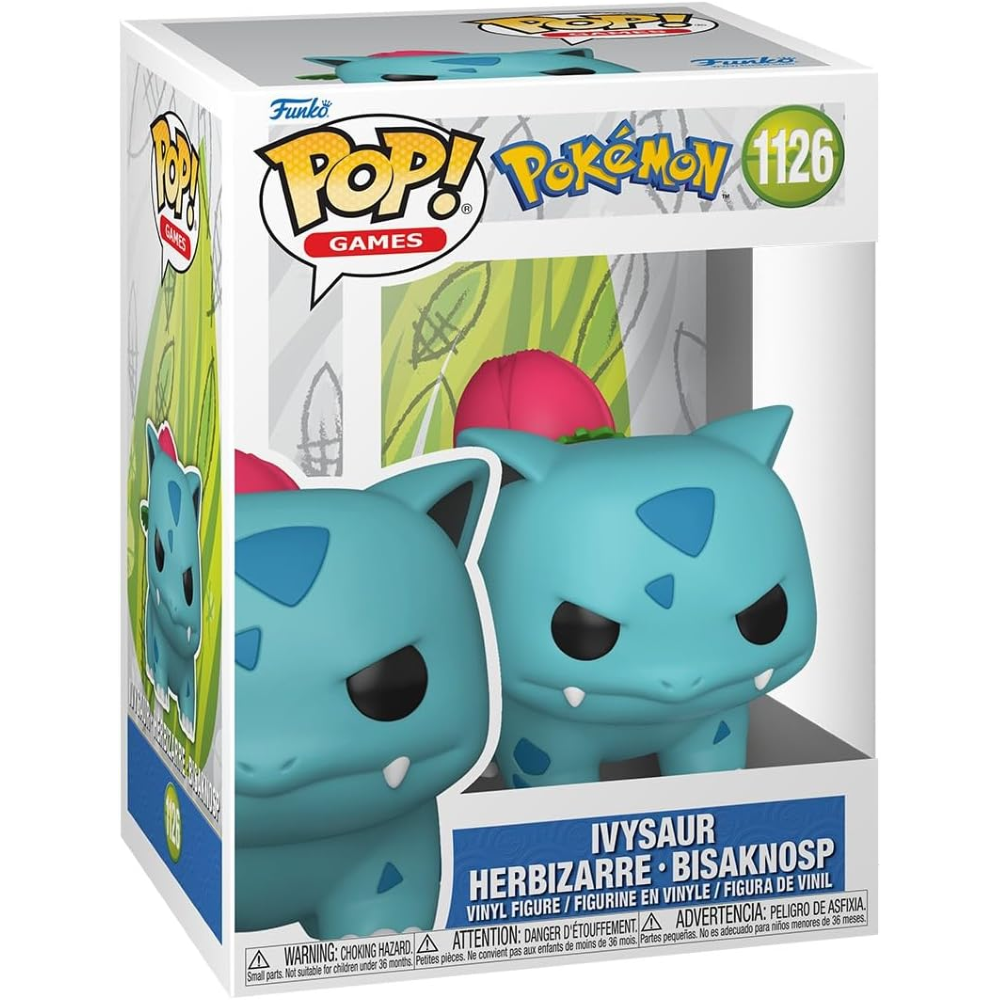 FUNKO POP POKEMON - VINYL FIGURE 1126 IVYSAUR 9CM - 91664