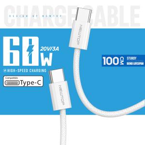 NEWTOP CU48 CAVO TYPE-C/TYPE-C 60W 