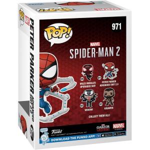 FUNKO POP PLAYSTATION:SPIDER-MAN 2 - VINYL FIGURE 971 PETER PARKER SUIT 9CM 