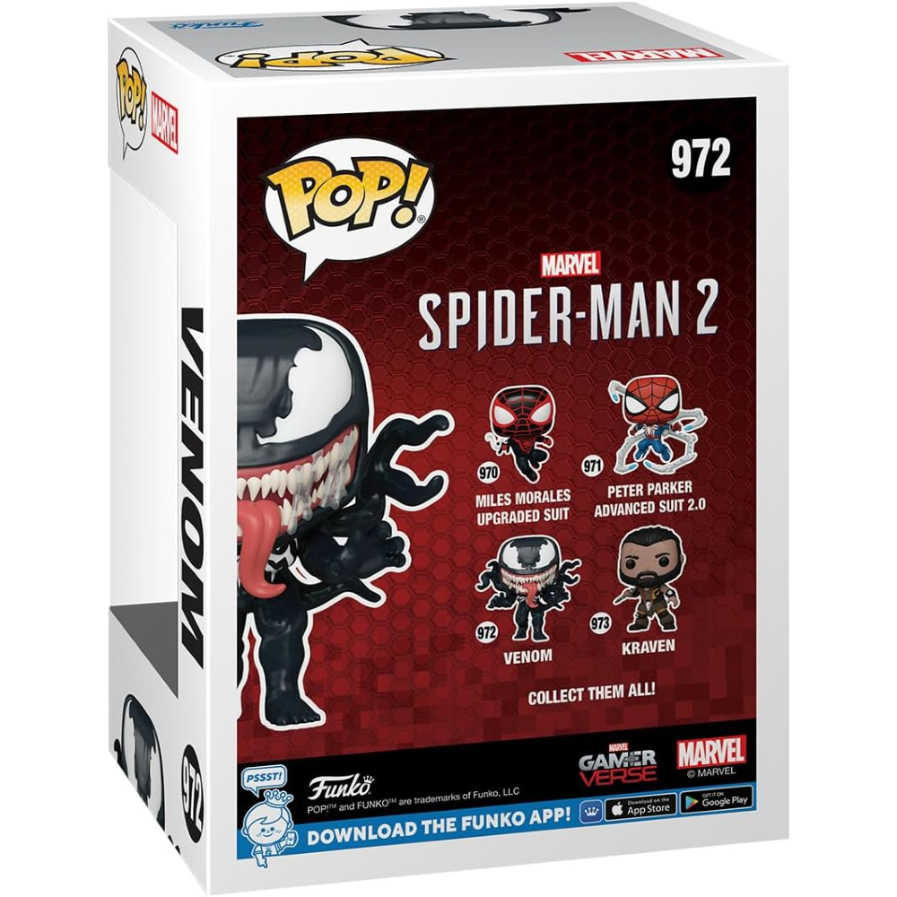 FUNKO POP PLAYSTATION - SPIDER-MAN 2 - VINYL FIGURE 972 VENOM 9CM