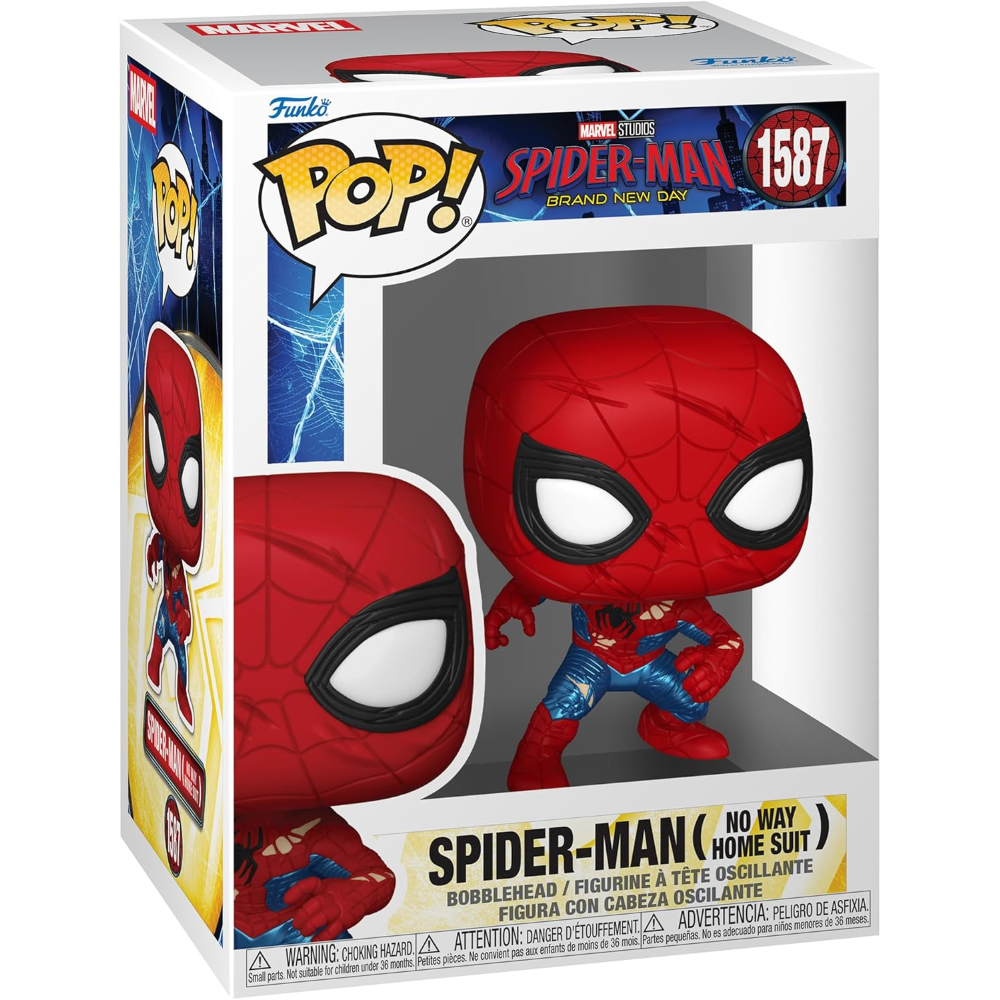 FUNKO POP SPIDER-MAN:BRAND NEW DAY 2026 - VINYL FIGURE 1587 SPIDER-MAN (NO WAY HOME SUIT) 9CM