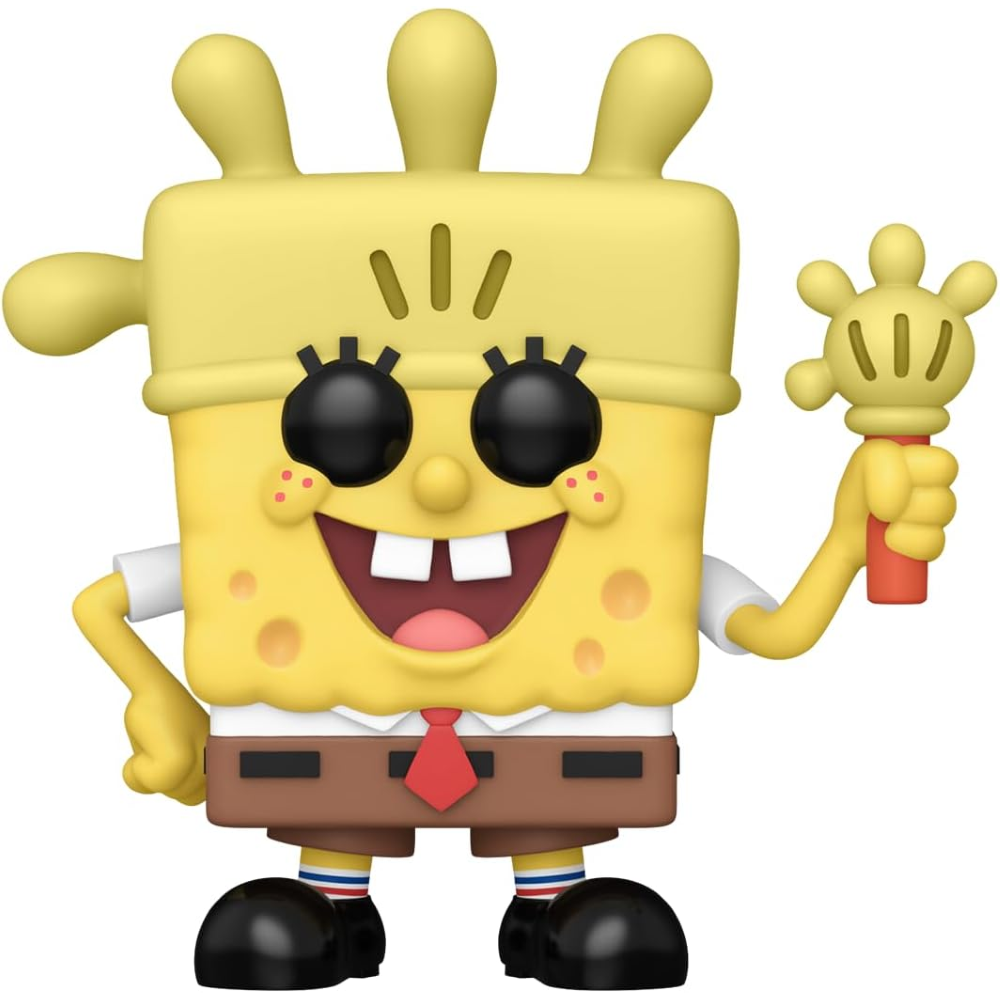 FUNKO POP SPONGEBOB: 25TH ANNIVERSARY - VINYL FIGURE 1671 GLOVE WORLD SPONGEBOB 9CM 