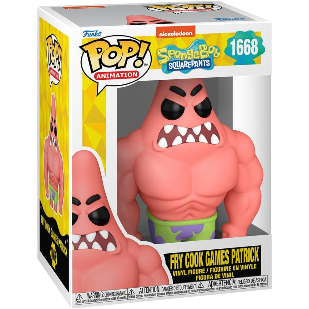 FUNKO POP SPONGEBOB: 25TH ANNIVERSARY - VINYL FIGURE 1668 PATRICK WITH MUSCLES 9CM 