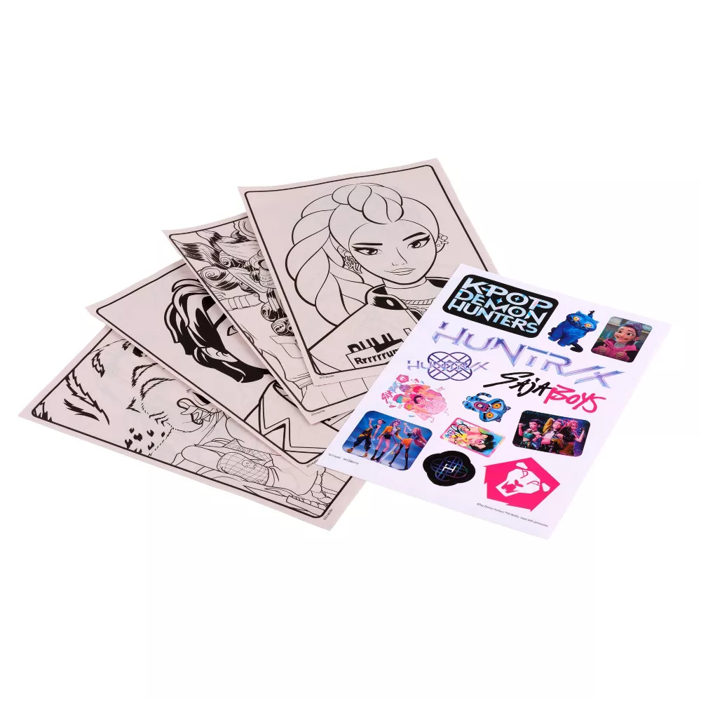CRAYOLA - Album Color & Sticker - K-POP DEMON HUNTERS - iva.ass.imp art74 