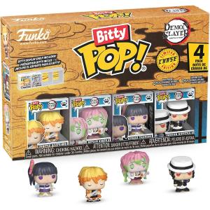 FUNKO POP BITTY POP 4PK -  DEMON SLAYER - VINYL FIGURE - ASSORTMENT 12PC PDQ