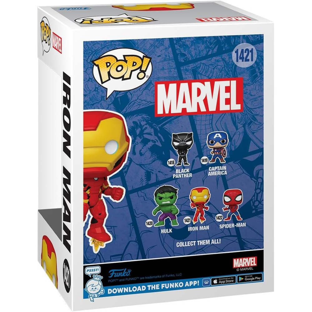 FUNKO POP MARVEL: NEW CLASSIC - VINYL FIGURE 1421 IRON MAN 9CM 