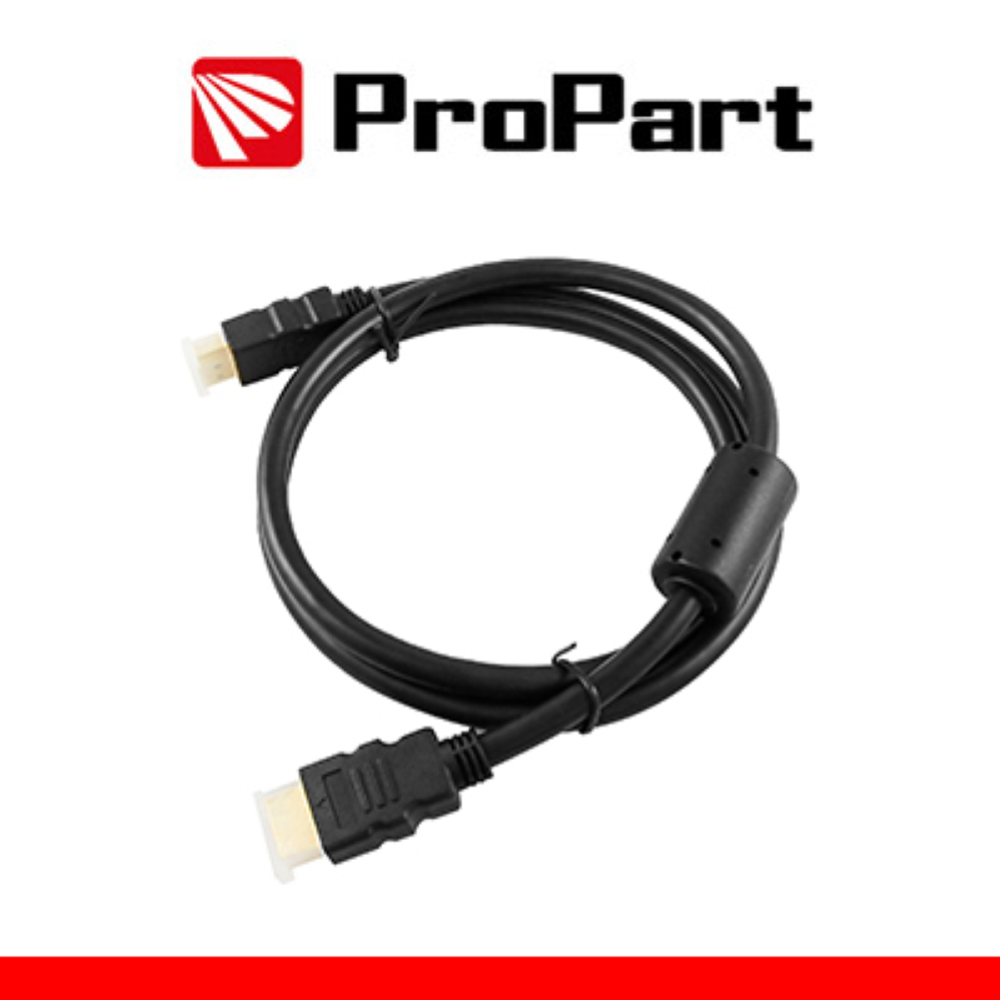 PROPART Cavo HDMI 2.0 High Speed 4K 3D Ethernet 3m SP-SP + Filtr NERO