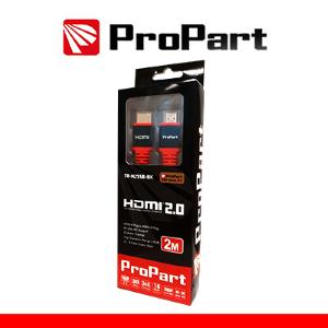 PROPART Cavo HDMI 2.0 HighSpeed 4K 3D con Ether.1m SP-SP - NERO