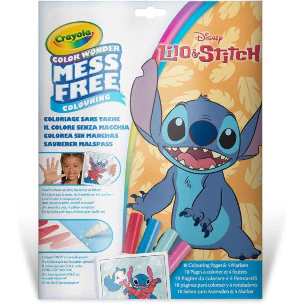 CRAYOLA - COLORING SET COLOR WONDER "DISNEY LILO & STITCH" 25-7021  iva.ass.imp art74