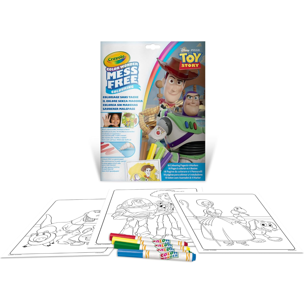 CRAYOLA - COLORING SET COLOR WONDER "TOY STORY" 75-2668  iva.ass.imp art74  