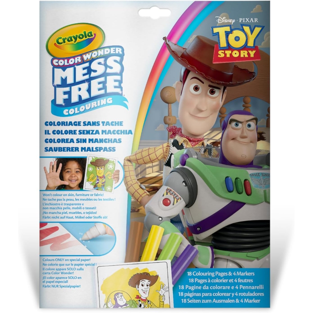 CRAYOLA - COLORING SET COLOR WONDER "TOY STORY" 75-2668  iva.ass.imp art74  