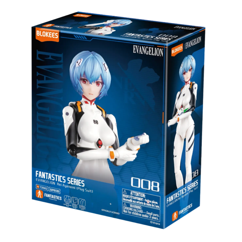 Blokees - Evangelion Fantastic Series FF01 - 73562 Rei Ayanami (Plug Suit) Model Kit 
