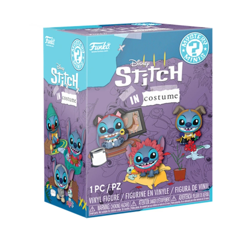 FUNKO POP 76081 DISNEY: STITCH COSTUME - MYSTERY MINI BLIND BOX - DISPLAY 12 PZ 