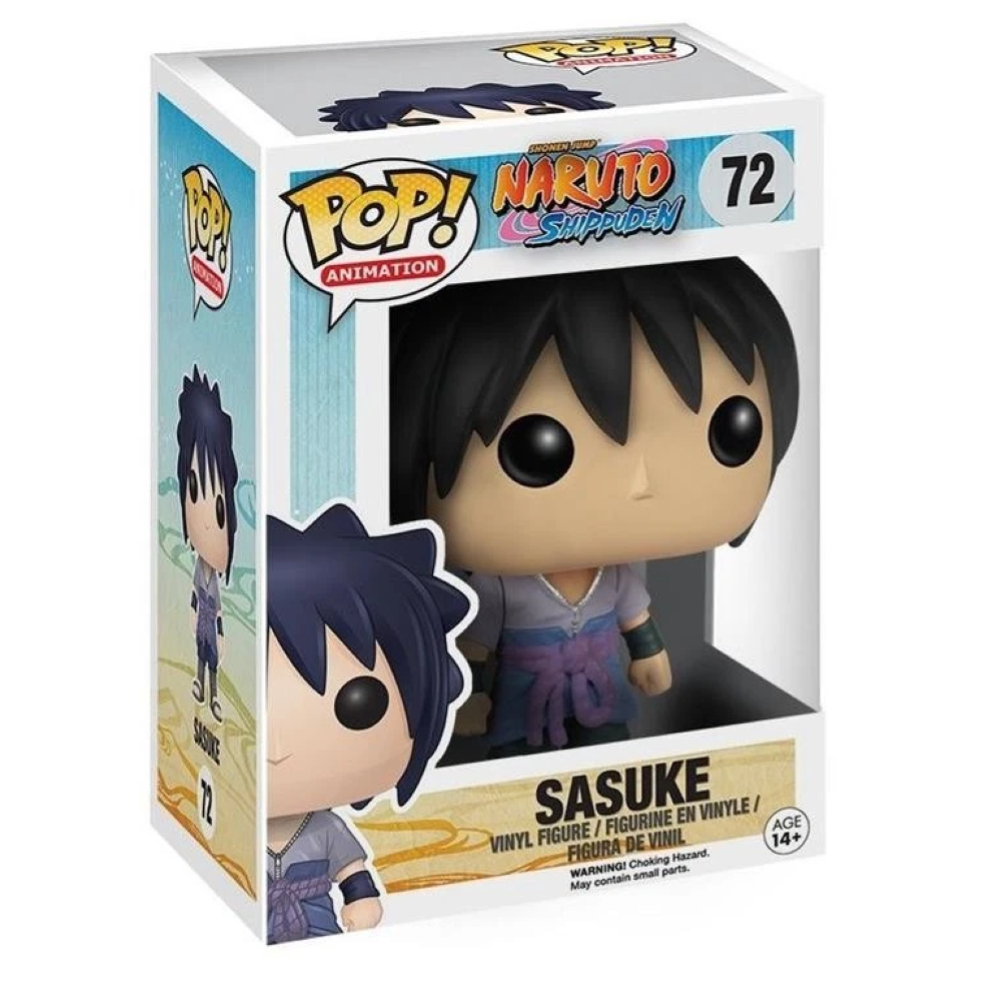FUNKO POP NARUTO SHIPPUDEN - VINYL FIGURE 72 SASUKE 10CM