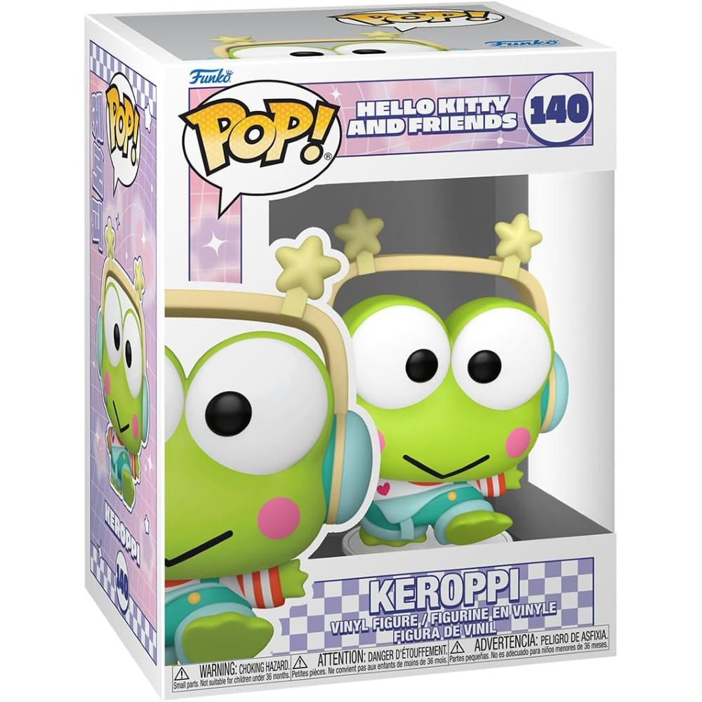 FUNKO POP SANRIO:HELLO KITTY S8 - VINYL FIGURE 140 KEROPPI (K-POP) 9CM 