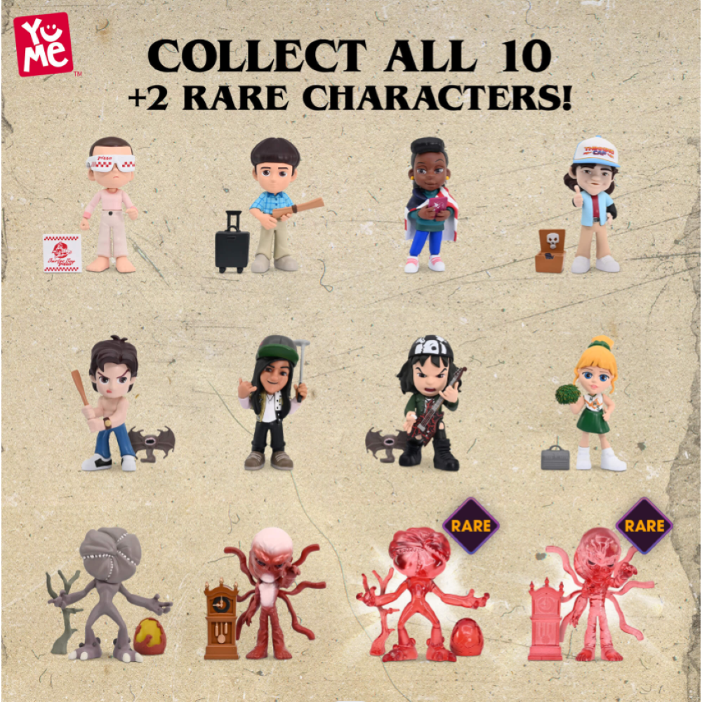 YuMe Blind Box - Stranger Things YuMe Capsule Series 2 - PDQ (12 Units) 19511 7CM