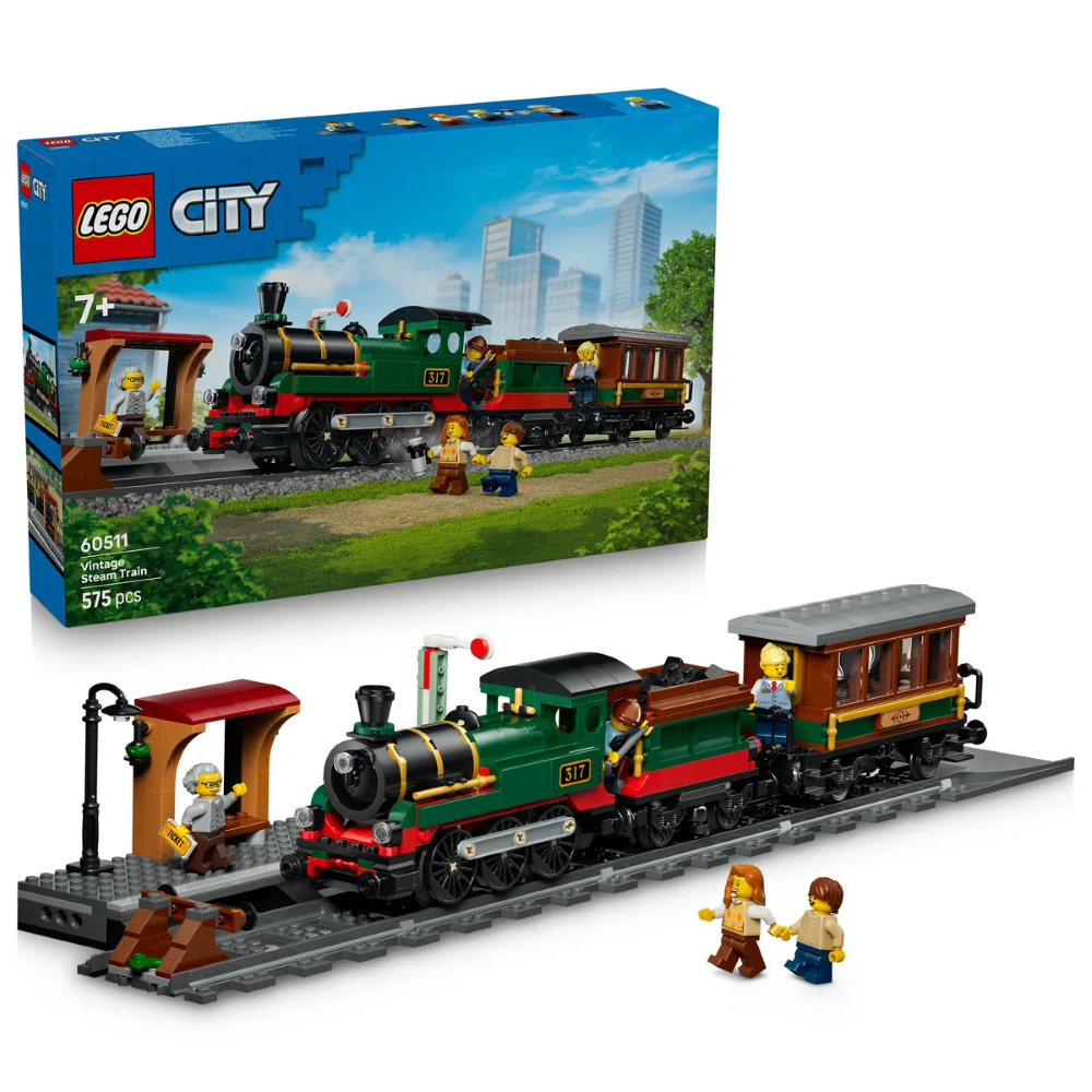 LEGO CITY - Treno a vapore vintage 60511