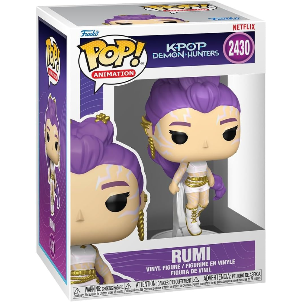 FUNKO POP K-POP DEMON HUNTERS - VINYL FIGURE 2430 RUMI (WHAT IT SOUNDS LIKE) 9CM  COC 