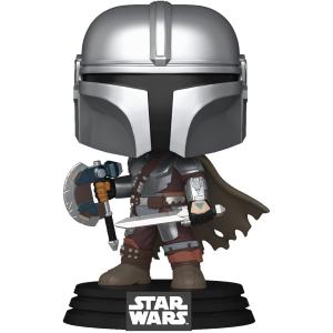 FUNKO POP STAR WARS:THE MANDALORIAN&GROGU  - VINYL FIGURE 844 THE MANDALORIAN 9CM 90824