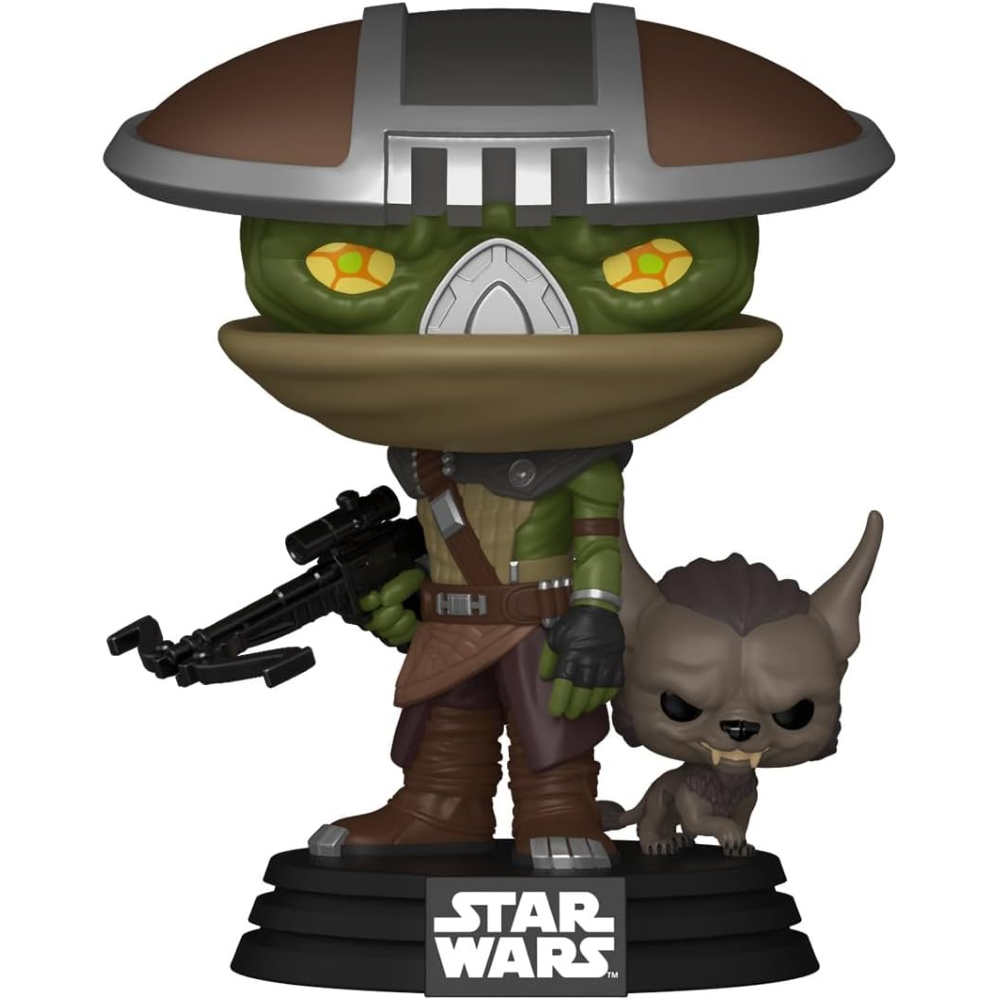 FUNKO POP STAR WARS:THE MANDALORIAN&GROGU  - VINYL FIGURE 842 EMBO & KEIBU 9CM 90822