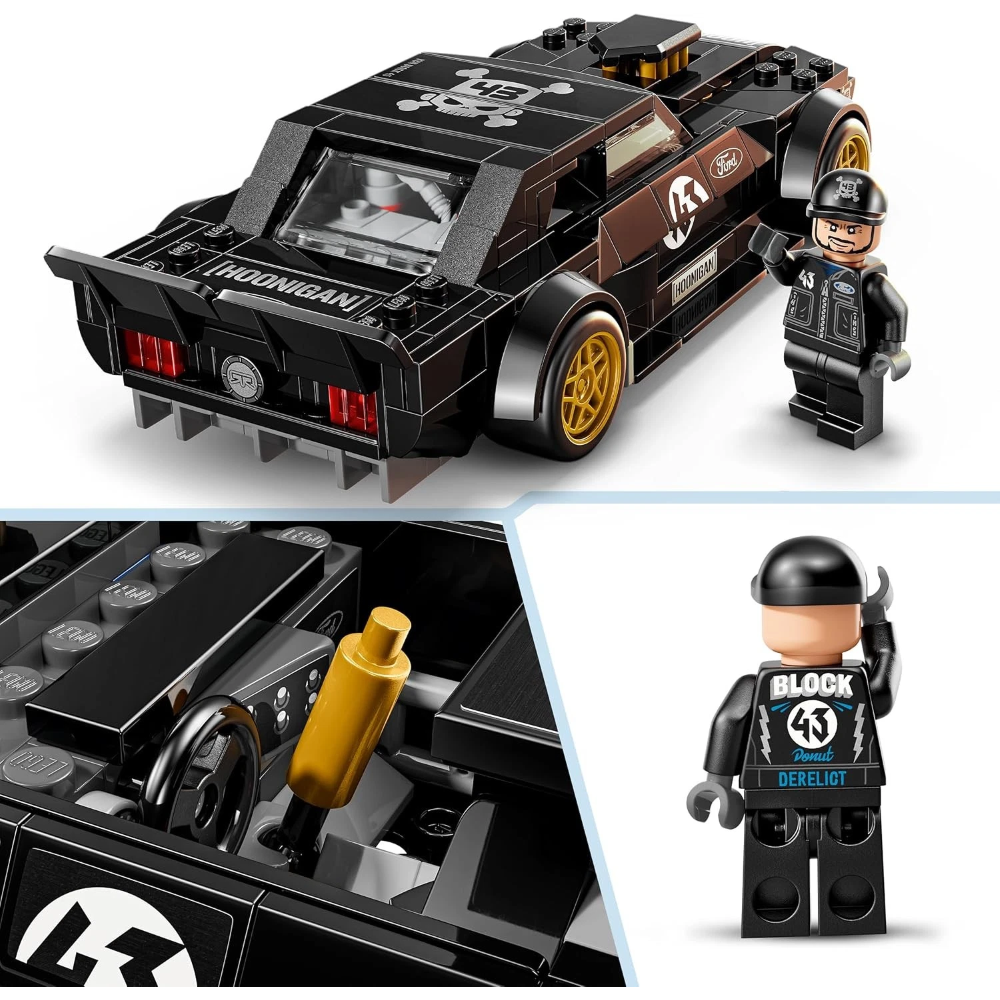 LEGO SPEED CHAMPIONS - Ford Mustang '65 Hoonicorn V1 di Ken Block 77262
