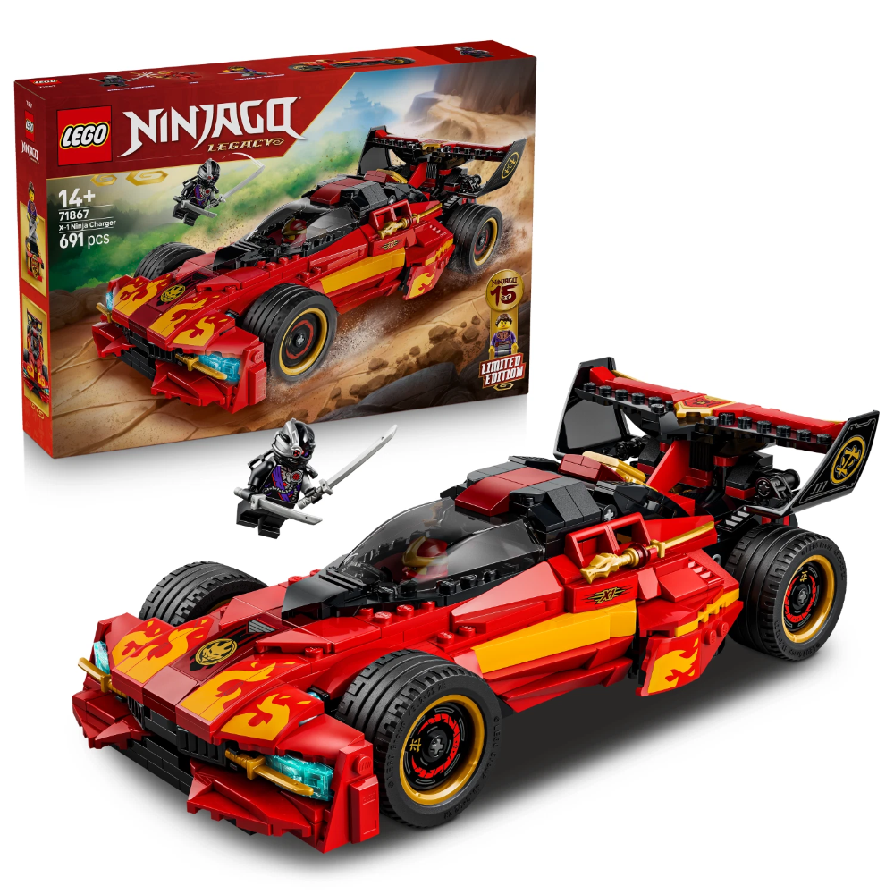 LEGO NINJAGO - Super-bolide Ninja X-1 - 15° anniversario 71867
