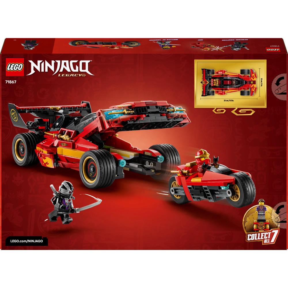 LEGO NINJAGO - Super-bolide Ninja X-1 - 15° anniversario 71867