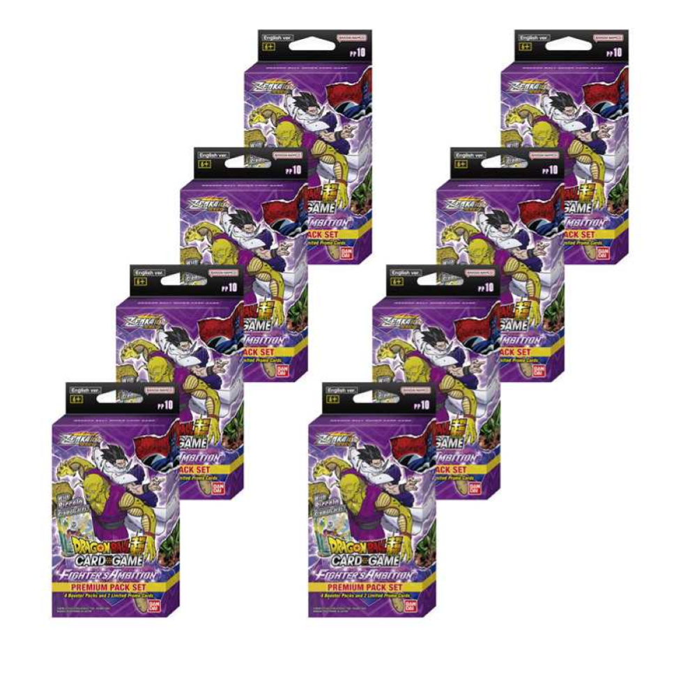 BANDAI Display 8x Dragon Ball Super Premium Pack Zenkai Series Set 2 [PP10]
