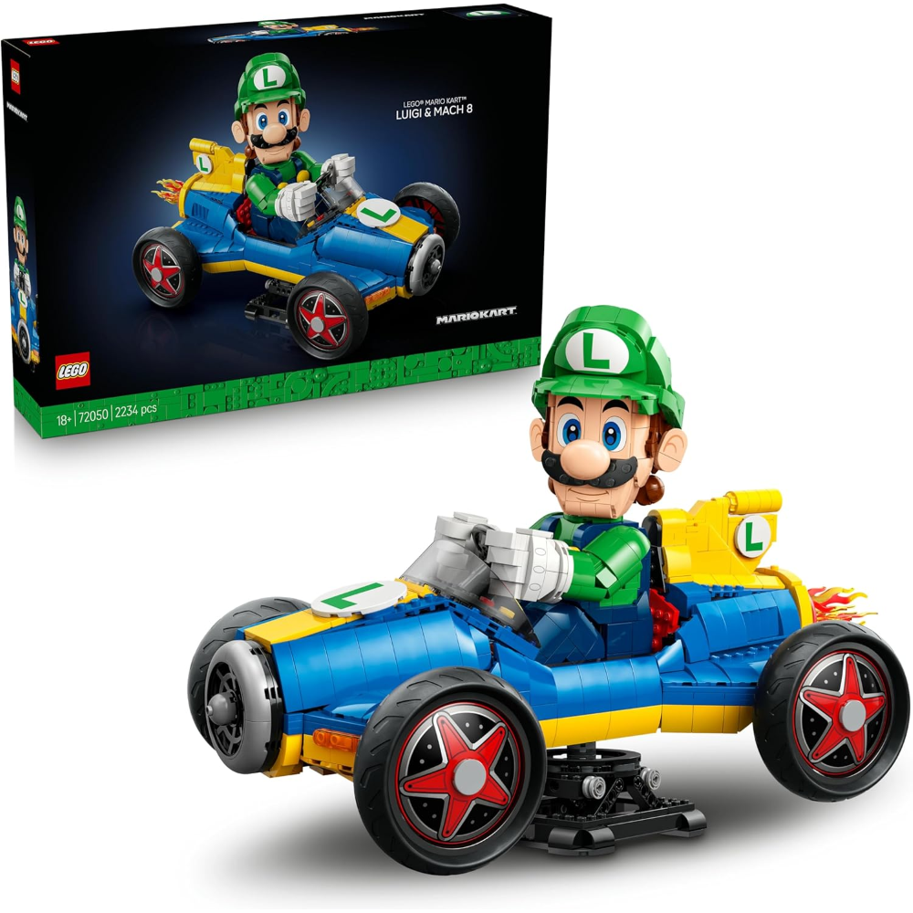 LEGO SUPER MARIO - Mario Kart™ – Luigi & Mach 8  72050 