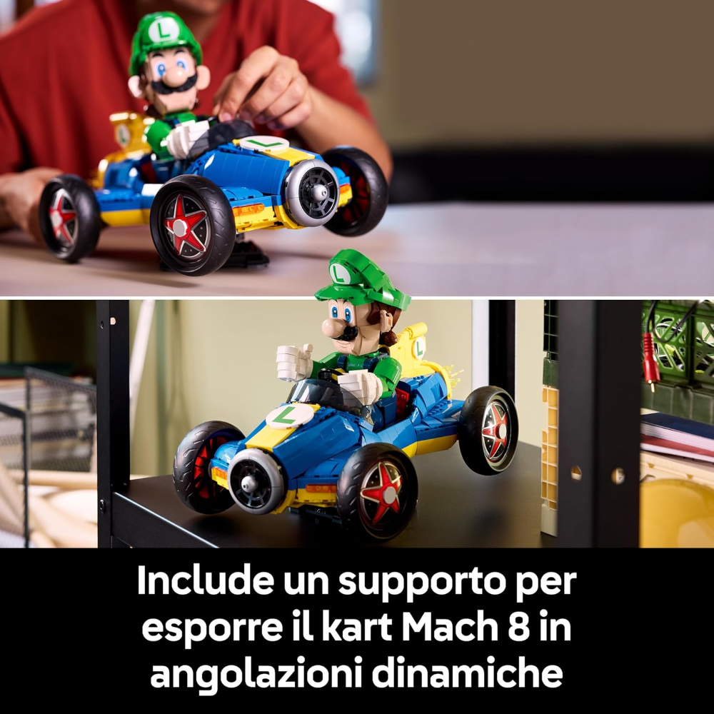 LEGO SUPER MARIO - Mario Kart™ – Luigi & Mach 8  72050 