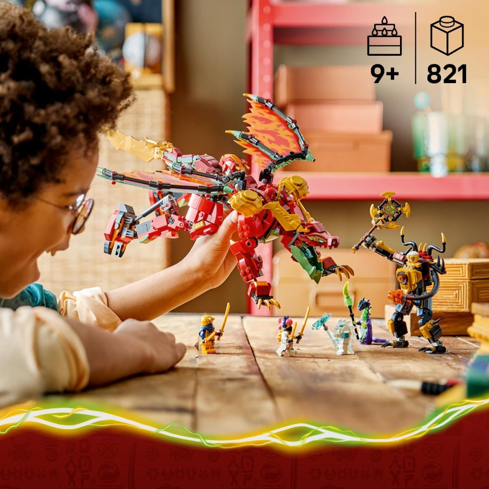LEGO NINJAGO - Mech drago mutaforma di Wyldfyre 71868