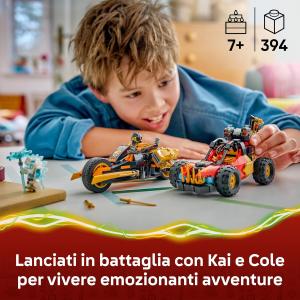 LEGO NINJAGO - I veicoli combinati di Kai e Cole 71864