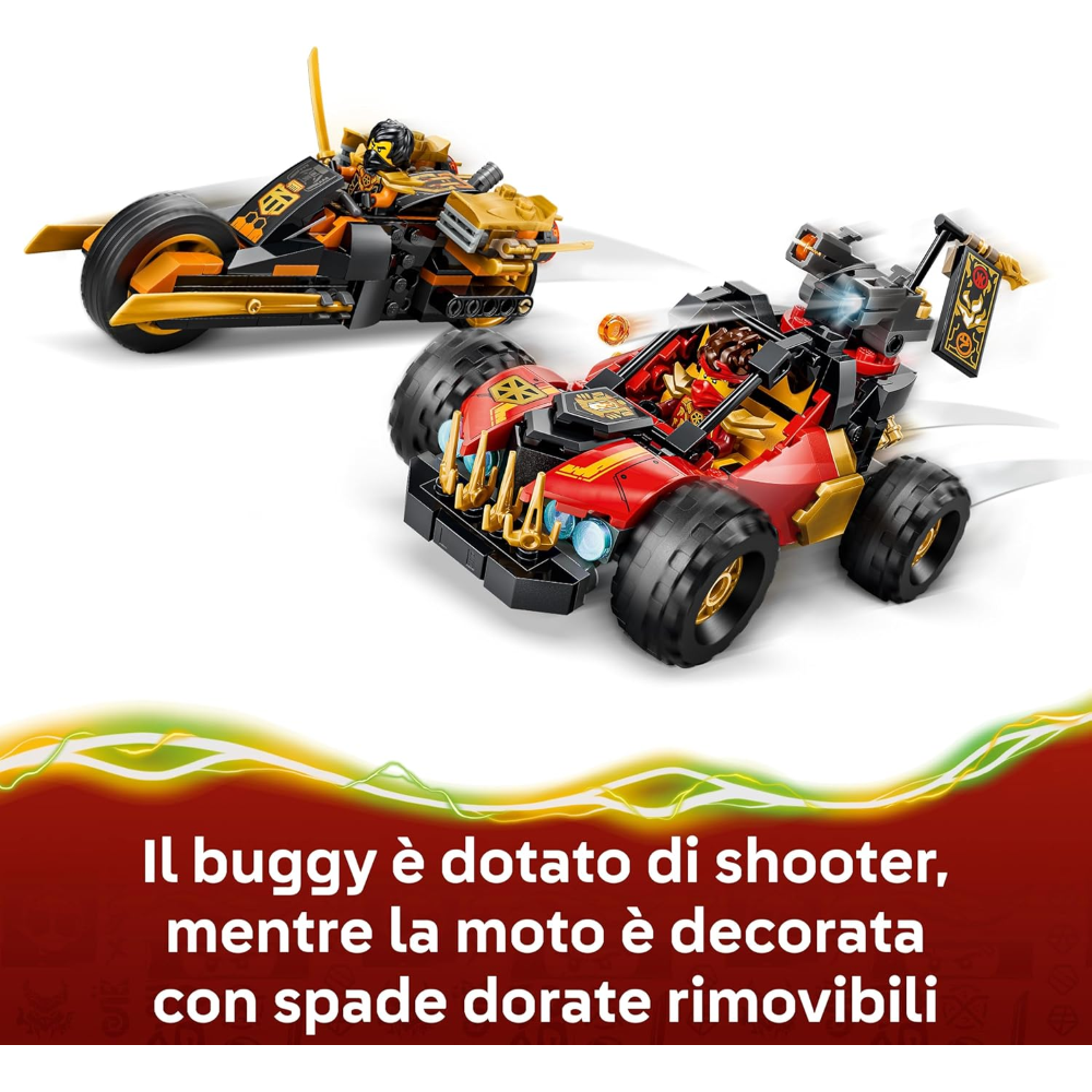 LEGO NINJAGO - I veicoli combinati di Kai e Cole 71864