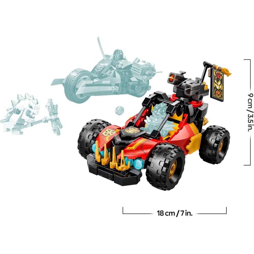 LEGO NINJAGO - I veicoli combinati di Kai e Cole 71864