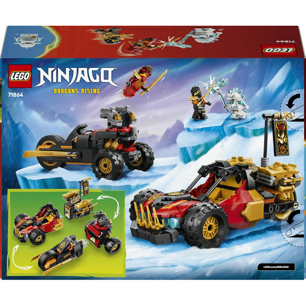 LEGO NINJAGO - I veicoli combinati di Kai e Cole 71864