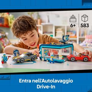 LEGO CITY - Autolavaggio drive-in 60497 