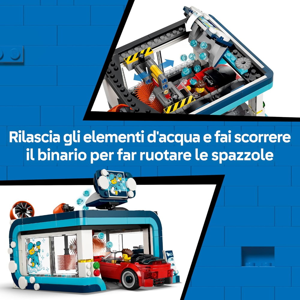 LEGO CITY - Autolavaggio drive-in 60497 
