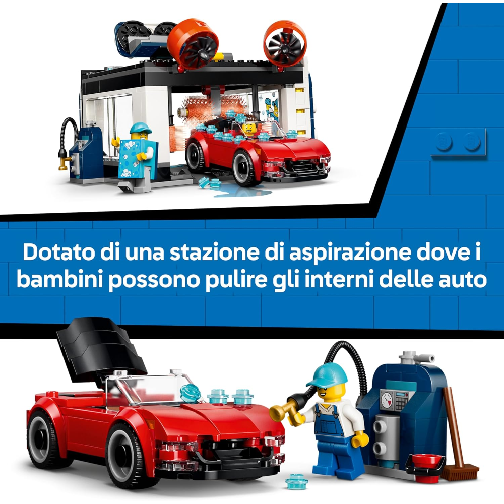 LEGO CITY - Autolavaggio drive-in 60497 