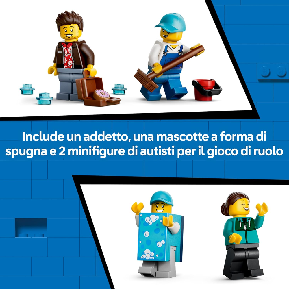 LEGO CITY - Autolavaggio drive-in 60497 